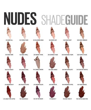 Maybelline Color Sensational Inti-Matte Nudes Lipstick in Purely Nude - 0.15 Ounce - Buy Online on GoSupps.com