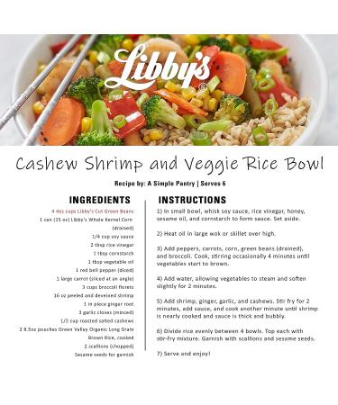 Libby's Cut Green Beans Vegetable Cups - Mild & Subtly Sweet - 24 Cups - Grown & Made in U.S - Buy Online on GoSupps.com