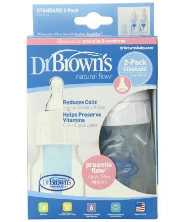 Dr. Brown's Original Bottle Preemie 2 Ounce 2-Pack