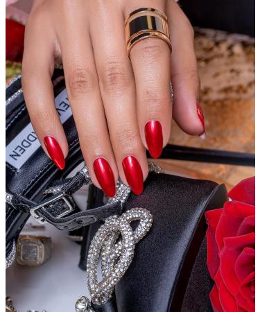 Buy Gelish MINI Wonder Woman Soak-Off Gel Polish - Metallic Red Nail Polish 0.3 oz | International Shipping - Buy Online on GoSupps.com