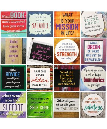 Empowering Questions Meditation Affirmation Cards - 60 Count by Paper Junkie - Buy Online on GoSupps.com
