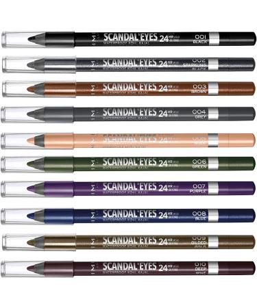 Rimmel London Scandal'Eyes Waterproof Kohl Kajal Eyeliner - 007 Purple, 30ml - Buy Online on GoSupps.com
