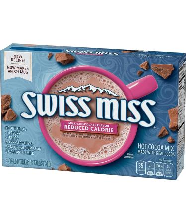 Swiss Miss Reduced Calorie Hot Cocoa Mix - (16 Pack) Milk Chocolate Flavor - 0.39 oz Envelopes - 2 Packages - Buy Online on GoSupps.com