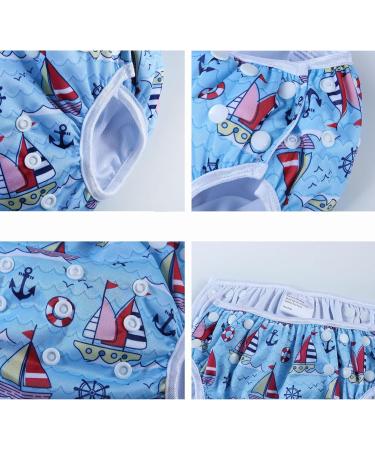 Mixidone Reusable Swimming Diaper for Toddlers | Adjustable Baby Swim Trousers (0-3 Years) - Eco-Friendly Swim Trunks for Pools & Beaches - Buy Online on GoSupps.com