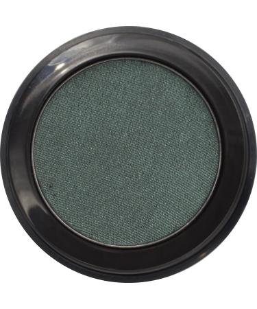 Pure Ziva Counterfeit Shimmering Deep Forest Green Blue Grey Pressed Powder Single Vegan Eyeshadow Talc Paraben & Cruelty Free
