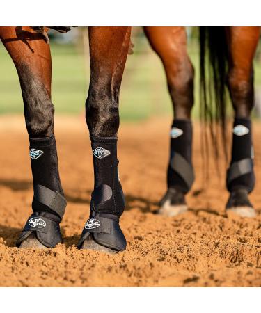 Professional's Choice 2XCOOL Sport Medical Boots - 4-Pack (L Black) | Enhanced Comfort & Support | International Shipping Available - Buy Online on GoSupps.com