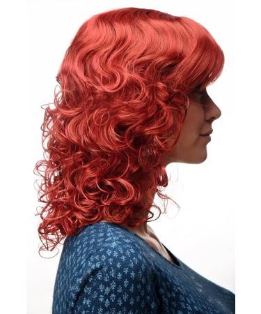 Buy WIG ME UP Romantic Red Curly Wig | Medium Length 45 cm - Fire Red Ladies Wig MC008-137 for International Shipping - Buy Online on GoSupps.com