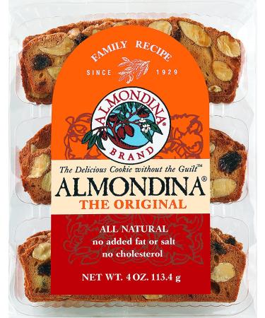 Almondina Almond Cookies Variety Pack - Non-Dairy, Kosher, Toasted with Natural Ingredients - 4-Ounce (Pack of 6) - Buy Online on GoSupps.com