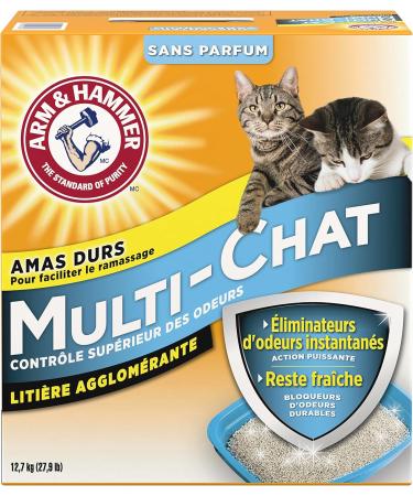 ARM & HAMMER Multi-Cat Litter Superior Odour Control Unscented 12.7-kg 12.7-kg (Unscented) - Buy Online on GoSupps.com