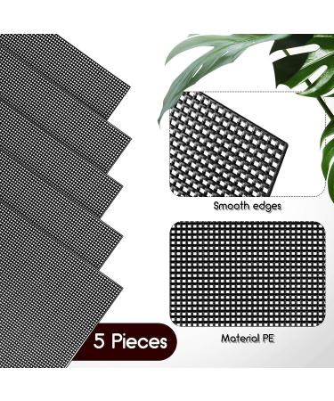 5 Pieces Black Plastic Mesh Canvas Sheets for Embroidery, Knit & Crochet Projects - 13.2 x 10.2 Inch - Buy Online on GoSupps.com