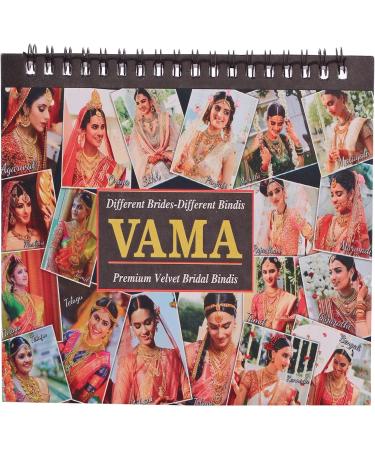 VAMA Multicolour Stone Bindi - 252 Medium Size Forehead Stickers for Ladies & Girls - Buy Online on GoSupps.com