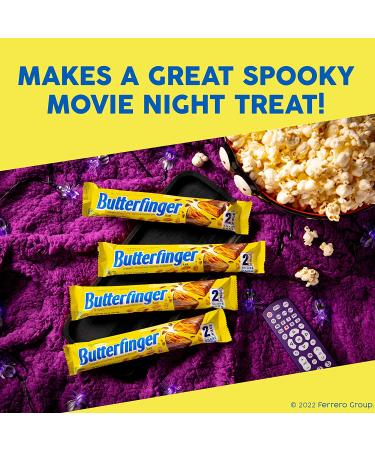 Butterfinger  Chocolatey  Peanut-Buttery  Individually Wrapped Full Size Candy Bars  Great For Halloween Candy  3.7 Oz  18 Pack Butterfinger 3.7 Ounce (Pack of 18) - Buy Online on GoSupps.com