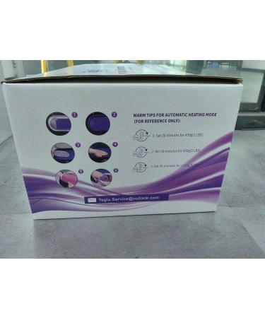 Teglu 4L Paraffin Bath for Hands & Feet | Complete Paraffin Wax Set with 1350g Wax Gloves & Brush - 200W White - Buy Online on GoSupps.com