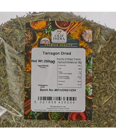 Old India Tarragon Dried 250g - Premium Quality Herb for Cooking and Seasoning - Buy Online on GoSupps.com