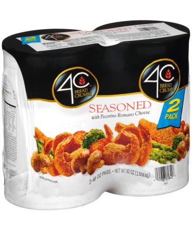 4C Seasoned Bread Crumbs, 92 oz 2.87 Pound (Pack of 2)