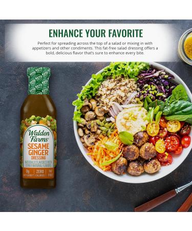 Sesame Ginger Salad Dressing - 355ml | Buy Internationally | Premium Quality eCommerce - Buy Online on GoSupps.com