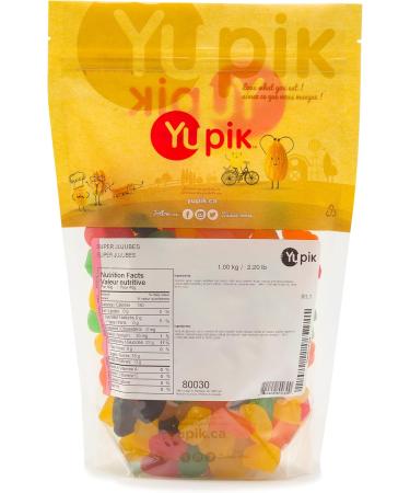 Yupik Super Jujubes 1 kg 6 Count Gluten-Free Fruity Flavors Chewy Texture Fun Treat Sweet Candy Delicious Snack Ideal for Gifting Holidays & Baking 6 kg - Buy Online on GoSupps.com