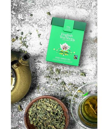 English Tea Shop Pure Green Tea 80g Whole Leaf Tea U059882 - Buy Online on GoSupps.com