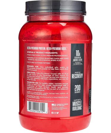Buy BSN SYNTHA-6 Strawberry Protein Powder 2.91 lbs | Best International Shipping & Quality Nutrition - Buy Online on GoSupps.com