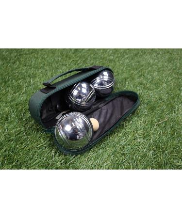 Sportside Petanque Bag with 3 Balls - Outdoor Boules Game - Triplette 040021 - Durable Metal & Steel - Perfect Sporting Goods for Skill & Fun - Buy Online on GoSupps.com