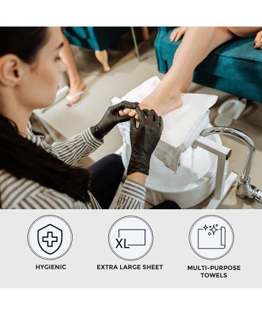 ForPro Nail Care Towels - Lint-Free, Disposable, 12 x 16, 50-Count - Buy Online on GoSupps.com