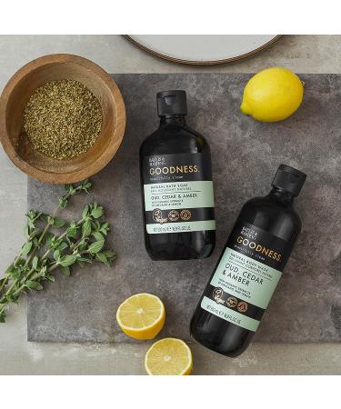 Baylis & Harding Goodness Oud Cedar & Amber Bath Soak 500 ml (Pack of 3) - Vegan Friendly - Buy Online on GoSupps.com