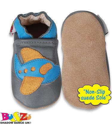 SHADOW DANCE UK Baby Boy & Girl Soft Sole Leather Winter Booties 22 Aeroplane 18-24 Months - Buy Online on GoSupps.com
