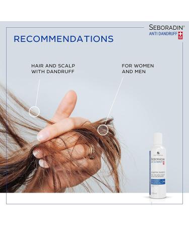 Seboradin Anti-Dandruff Shampoo with Piroctone Olamin and Thymol Effective Prevention and Recurrence of Oily and Dry Dandruff 200 ml - Buy Online on GoSupps.com