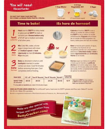 Betty Crocker Super Moist Lemon Cake Mix (432g) - Pack of 1 - Buy Online on GoSupps.com