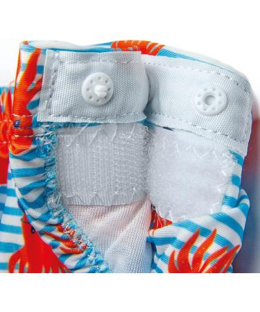 Zoggs Adjustable Reusable Swim Nappy | Unisex Baby 3-24 Months | Blue/Stripe/Octo Pirate - Buy Online on GoSupps.com