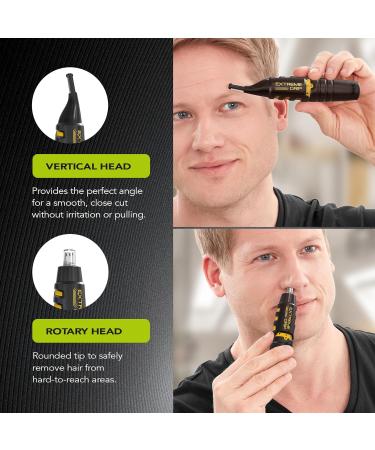Wahl Extreme Grip Detail Trimmer Painless Eyebrow and Facial Hair Trimmer for Men and Women 2in1 Personal Trimmer Trimmer for Nose Ear Eyebrow Washable Heads Cordless Single - Buy Online on GoSupps.com