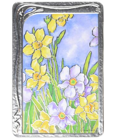 Churchill's Confectionery Daffodil's Tin Chocolate Chunk and Hazelnut Biscuits 300 g Chocolate Nuts 300g