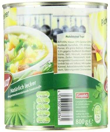 Erasco Pichelsteiner Pot (800g x 2) - Authentic German Culinary Delight | International Shipping Available - Buy Online on GoSupps.com