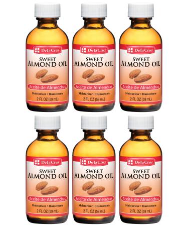 De La Cruz Sweet Almond Oil 2 fl oz (59 ml)