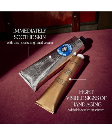 L'OCCITANE Nourishing & Age-Defying Hand Duo Gift Set | Immortelle Shea Pro-Youth Serum & Shea Butter Cream | International Shipping Available - Buy Online on GoSupps.com