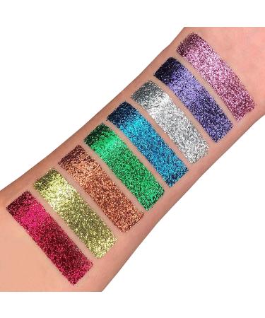 Pro Glitter Fix Gel Set by Moon Glow - Adhesive Primer for Face & Body - Fine, Chunky, Holographic, Iridescent & Bio Glitters - 6 Pack - Buy Online on GoSupps.com