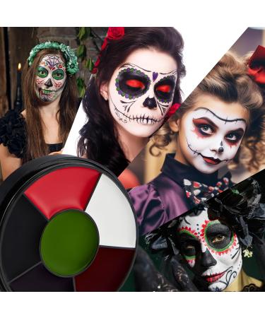 Spooktacular Creations 6 PCS Halloween Makeup Kit - Face Painting Set with Bruise Palette Scar Wax Blood Spray & SFX Tools for Cosplay | Perfect for Adults & Kids - Buy Online on GoSupps.com