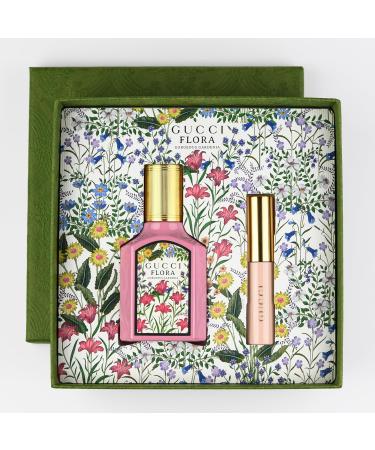 Gucci Flora Gorgeous Gardenia Giftset for Women: Gucci Flora Perfume 1 oz Edp Spray + Mini Mascara 0.10 oz - Perfect Gucci Perfume for Women - Buy Online on GoSupps.com