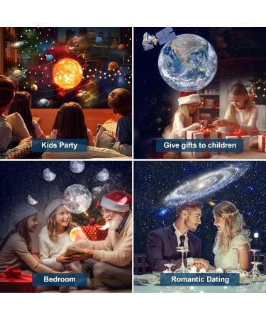 Mexllex Planetarium Star Projector: Realistic Galaxy Light with 12 Planet Discs - Ideal Night Light for Bedroom, Living Room, and Parties - Buy Online on GoSupps.com