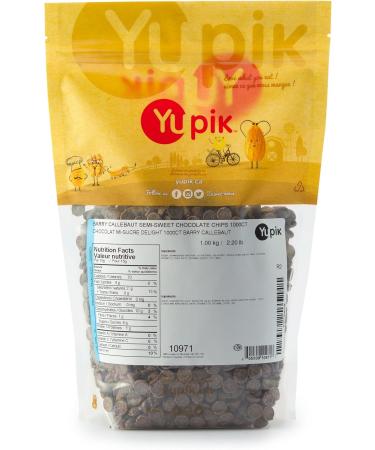 Yupik Barry Callebaut Semi-Sweet Chocolate Chips 1000CT 1Kg 1 kg - Buy Online on GoSupps.com