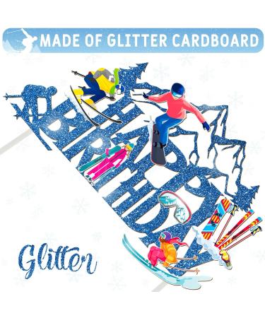 iPartyFun Skiing Theme Birthday Party Cake Topper - Buy Online on GoSupps.com