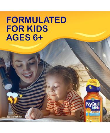 Buy Vicks NyQuil Children's Honey 8oz - Effective Cold Relief for Kids | Fast International Shipping - Buy Online on GoSupps.com