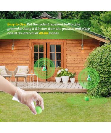 MAGIC CAT 20 Pack Peppermint Oil Rodent Repellent Balls - Natural Mouse Away for Car Engines, RV, Closet, Garage, Home - Pet Safe Rodent Control Solution - Buy Online on GoSupps.com