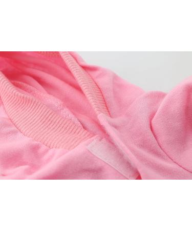 DroolingDog Puppy Hoodie Small Dog T-Shirt - Pink (Medium) - Buy Online on GoSupps.com