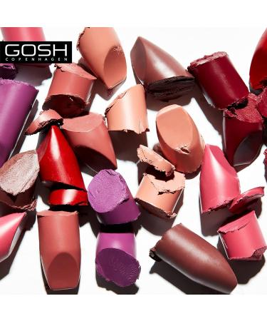 Gosh Kiss Me Matt Lips Lipstick - Vegan Long-Lasting Matte Color Moisturizing Perfume-Free - 006 Sweet Kiss - 1 Piece - Buy Online on GoSupps.com