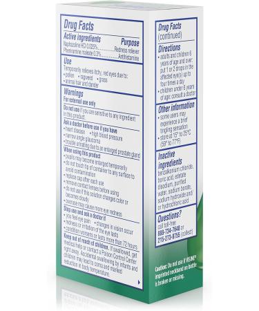 Visine-A Allergy Eye Relief Drops - Antihistamine & Redness Reliever 0.5 fl oz | Fast Shipping Worldwide - Buy Online on GoSupps.com