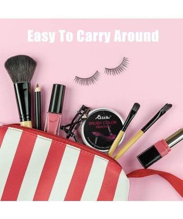 TailaiMei Color Removal Cleaner Sponge - Quick & Easy Makeup Brush Cleaning Solution - No Water or Chemicals Needed - Instantly Switch Eyeshadow Colors - Black - Buy Online on GoSupps.com