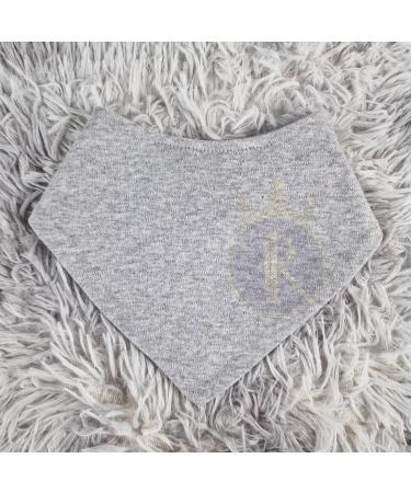Royal Icon Baby Bandana Bibs - Stylish and Functional Dribble Bibs for Newborns - Soft and Absorbent 0-6 Months Baby Bibs Set in Grey (3/6/12 Pc) - Buy Online on GoSupps.com