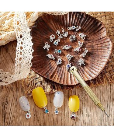 FRCOLOR 9 Pcs Nail Drilling Drill Nail Piercing Drills Drill Machine Bit Nail Jewels Acrylic Nail Drill Nail Piercing Tools Diy Nail Drill Nail Art Tools Hand Drill Metal Do It Yourself 6.5x0.8cmx3pcs Goldenx3pcs - Buy Online on GoSupps.com