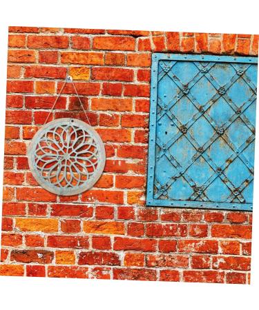 Zerodeko Pattern Disc Wall Decorations for Home Wall Hanging Art Sculpture Acrylic Wall Pendant Round Alien 20x20cm Coffee - Buy Online on GoSupps.com